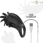 INTENSE – MABEL VIBRATING RING 10 VIBRATIONS WITH CLITORIS STIMULATOR BLACK Cock Rings | SEXstore.ie 15