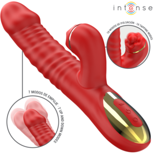 INTENSE – THALIA VIBRATION & THRUST & TAPPING RED Rabbit Vibrators | SEX Shop Ireland 3