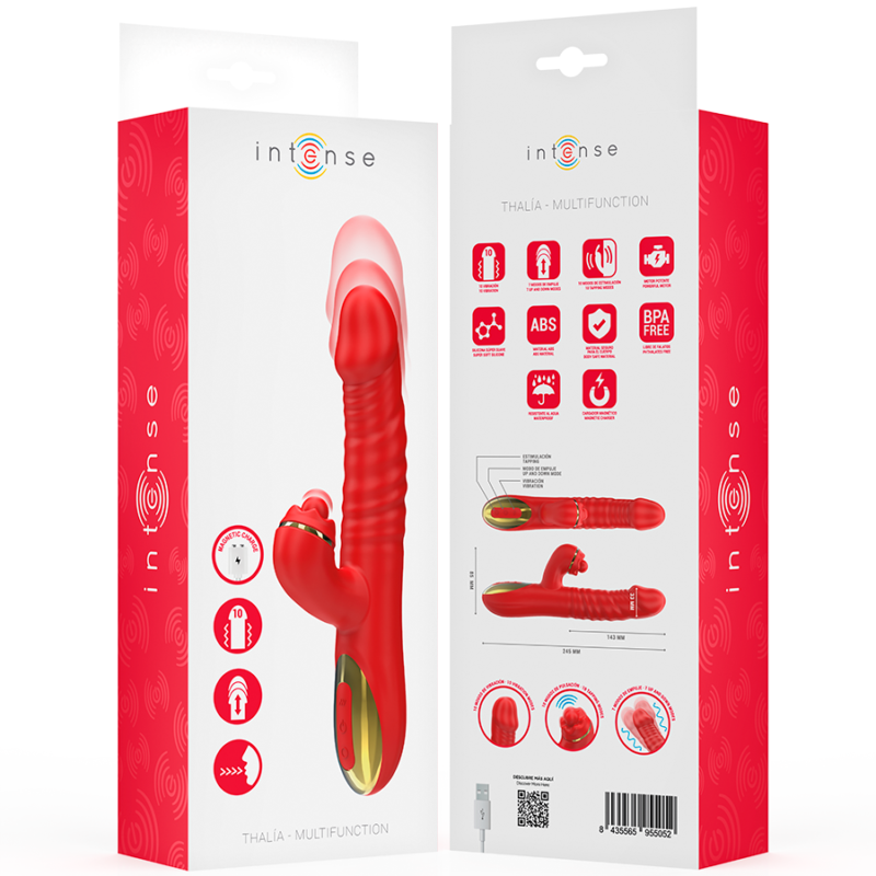INTENSE – THALIA VIBRATION & THRUST & TAPPING RED Rabbit Vibrators | SEX Shop Ireland 11