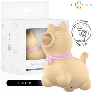 INTENSE – TOULOUSE STIMULATOR WITH 360º ROTATING TONGUE YELLOW Clitoral Stimulators | SEX Shop Ireland