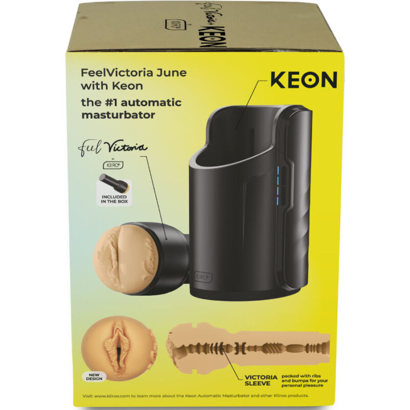 KIIROO – KEON WIFI COMBO VICTORIA JUNE AUTOMATIC MASTURBATOR + FEEL STROKER Automatic Masturbators | SEX Shop Ireland 6