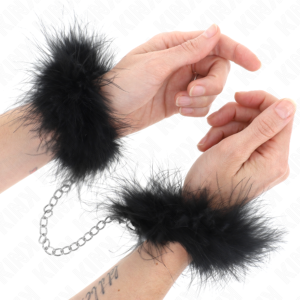 KINK – MINI FEATHER HAND CUFFS Fetish / Bondage | SEX Shop Ireland