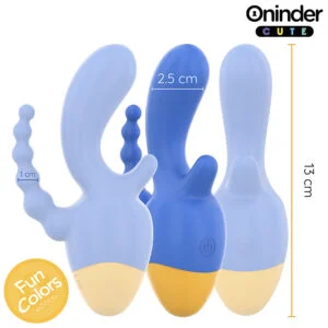 ONINDER CUTE – LOVE 3 SOME TRIPLE VIBRATOR – FREE WORLDWIDE APP Rabbit Vibrators | SEX Shop Ireland 3