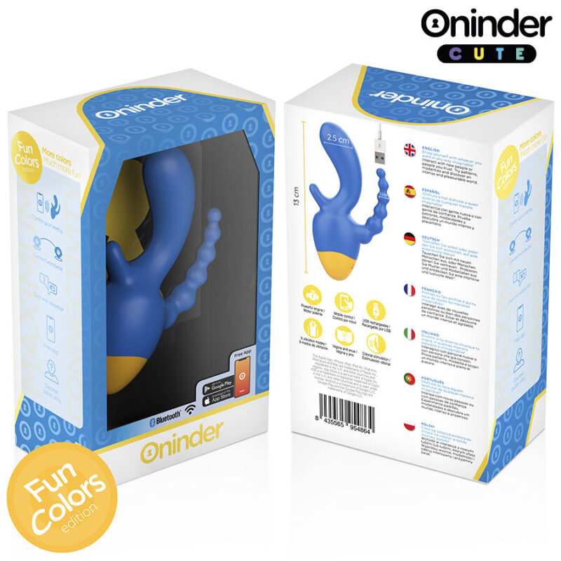 ONINDER CUTE – LOVE 3 SOME TRIPLE VIBRATOR – FREE WORLDWIDE APP Rabbit Vibrators | SEX Shop Ireland 10