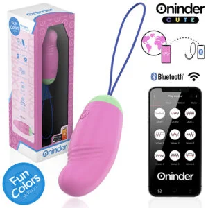ONINDER CUTE – LOVE PLEASURE VIBRO-ROTATING EGG 360 SILICONE – FREE WORLDWIDE APP Balls, eggs and bullets | SEX Shop Ireland
