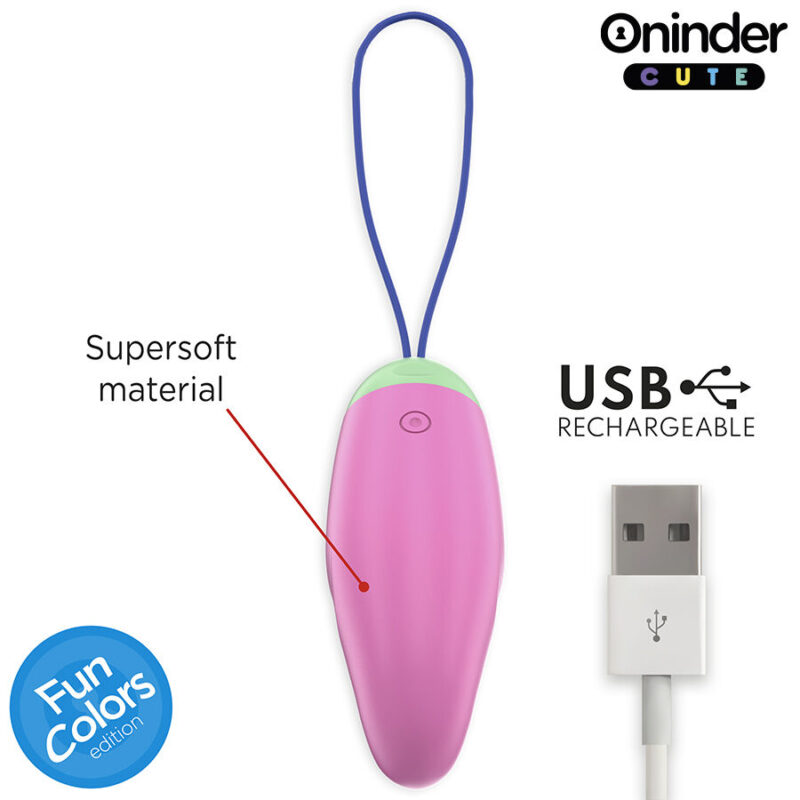 ONINDER CUTE – LOVE PLEASURE VIBRO-ROTATING EGG 360 SILICONE – FREE WORLDWIDE APP Balls, eggs and bullets | SEX Shop Ireland 8
