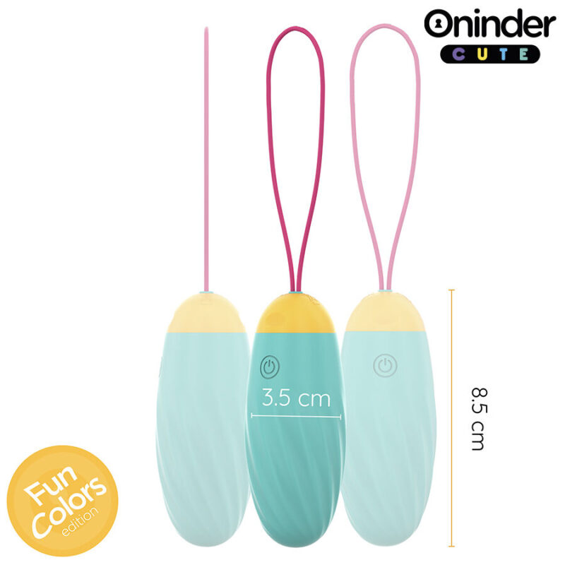 ONINDER CUTE – LOVE PLEASURE VIBRO-ROTATING SILICONE GEM EGG – FREE WORLDWIDE APP Balls, eggs and bullets | SEX Shop Ireland 5