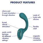 SATISFYER – G FOR FODDES 2 RABBIT VIBRATOR BOTTLE GREEN Masturbators for Women | SEX Shop Ireland 12