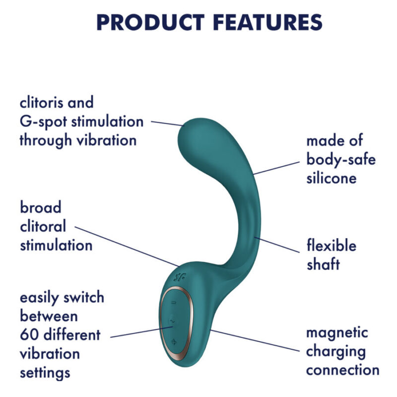 SATISFYER – G FOR FODDES 2 RABBIT VIBRATOR BOTTLE GREEN Masturbators for Women | SEX Shop Ireland 7