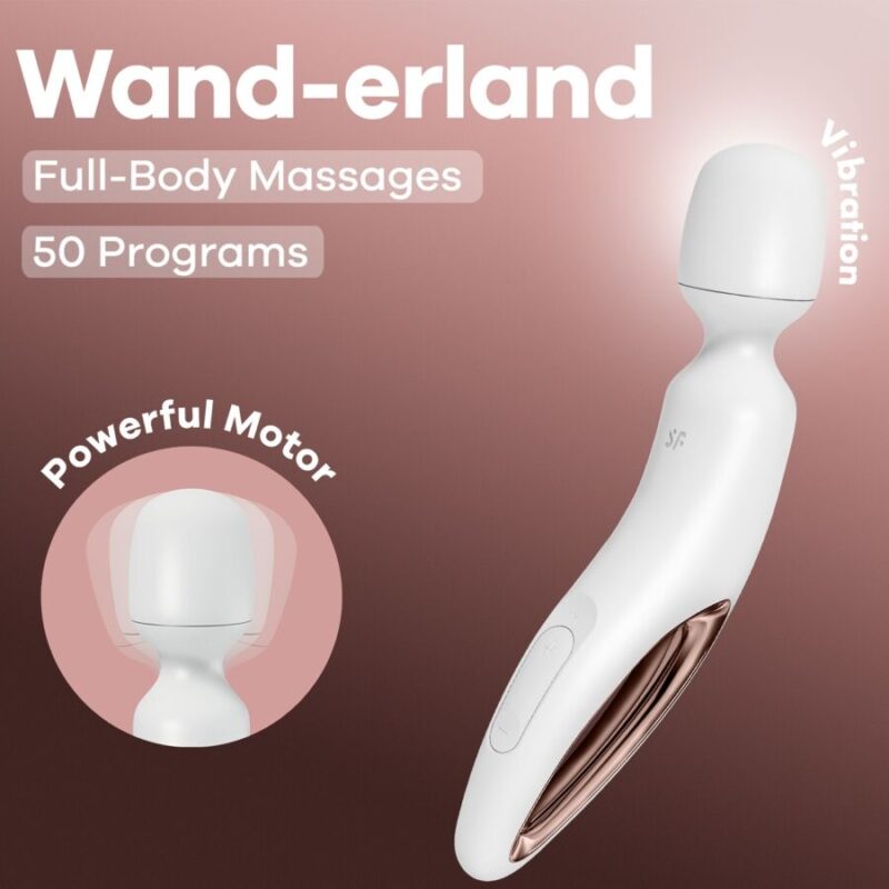 SATISFYER – WAND ERLAND VIBRATING MASSAGER WHITE Sex Toys | SEX Shop Ireland 9