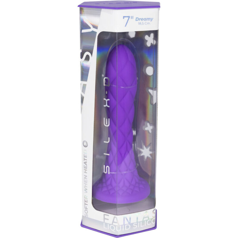 SILEXD – DREAMY DILDO FANTASY LIQUID SILICONE THERMOREACTIVE VIOLET 18.5 CM Dildos | SEX Shop Ireland 12
