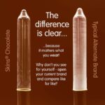 SKINS – CHOCOLATE PREMIUM CONDOMS PACK 4 All Condom Box Sizes | SEX Shop Ireland 10