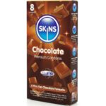SKINS – CHOCOLATE PREMIUM CONDOMS PACK 8 All Condom Box Sizes | SEX Shop Ireland 9