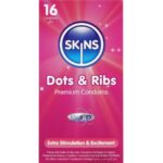 SKINS – DOTS & RIBS PREMIUM CONDOMS PACK 16 All Condom Box Sizes | SEX Shop Ireland 8