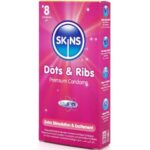 SKINS – DOTS & RIBS PREMIUM CONDOMS PACK 8 All Condom Box Sizes | SEX Shop Ireland 9