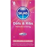 SKINS – DOTS & RIBS PREMIUM CONDOMS PACK 8 All Condom Box Sizes | SEX Shop Ireland 8