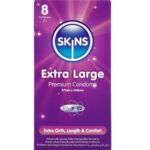 SKINS – EXTRA LARGE PREMIUM CONDOMS PACK 8 All Condom Box Sizes | SEX Shop Ireland 8