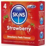 SKINS – STRAWBERRY PREMIUM CONDOMS PACK 4 All Condom Box Sizes | SEX Shop Ireland 9