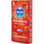 SKINS – STRAWBERRY PREMIUM CONDOMS PACK 8 All Condom Box Sizes | SEX Shop Ireland 9
