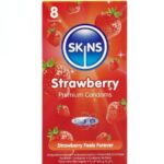 SKINS – STRAWBERRY PREMIUM CONDOMS PACK 8 All Condom Box Sizes | SEX Shop Ireland 8