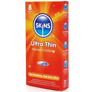 SKINS – ULTRA THIN PREMIUM CONDOMS PACK 8 All Condom Box Sizes | SEX Shop Ireland 3
