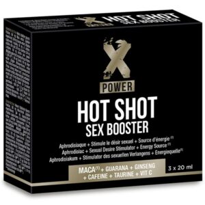 X POWER – HOT SHOT SEX BOOSTER INCREASE LIBIDO 3 X 20 ML Aphrodisiac Love Drops | SEX Shop Ireland