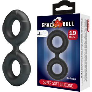 CRAZY BULL – RADWAN DOUBLE SILICONE RING MODEL 19 Cock Rings | SEX Shop Ireland