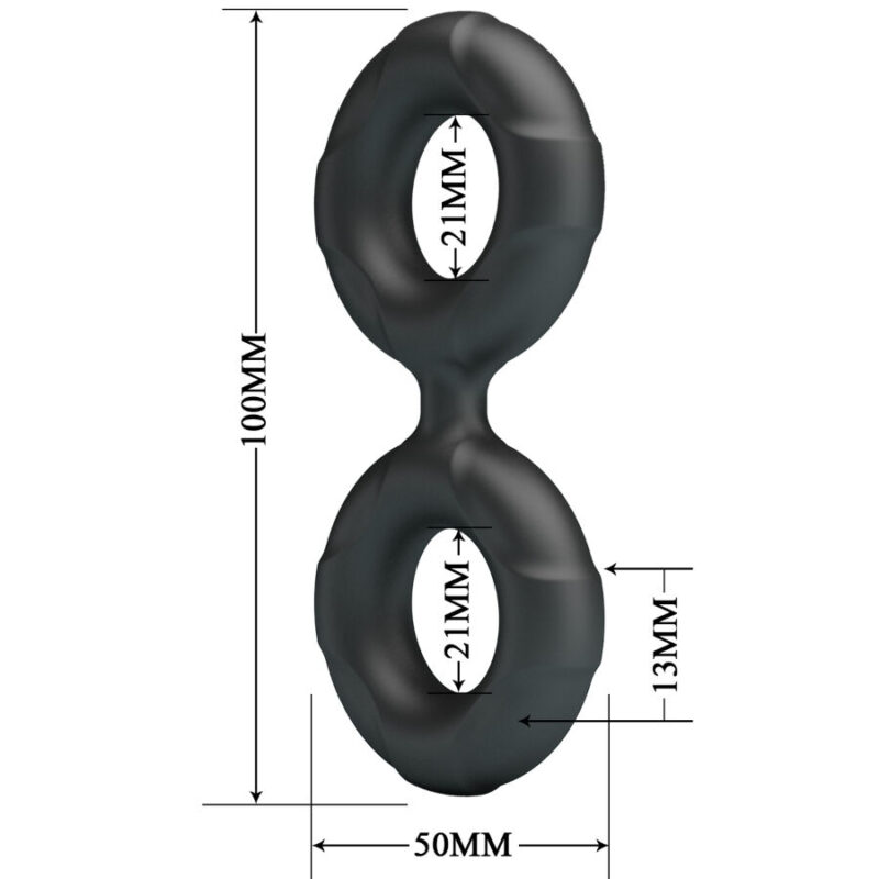 CRAZY BULL – RADWAN DOUBLE SILICONE RING MODEL 19 Cock Rings | SEX Shop Ireland 9