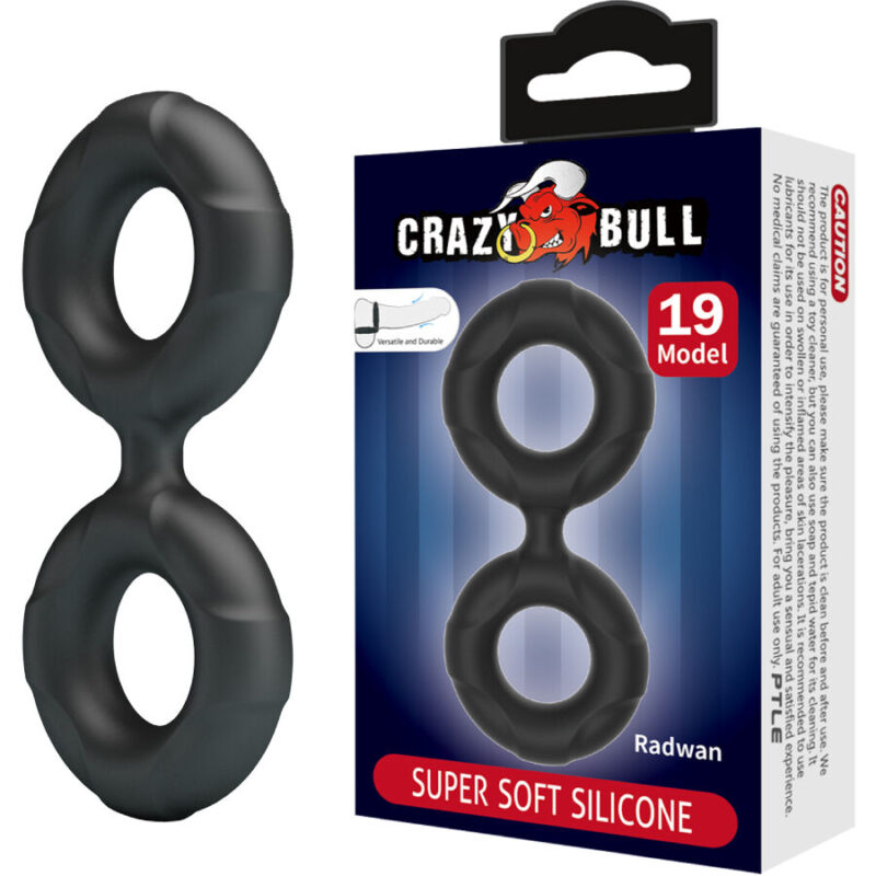 CRAZY BULL – RADWAN DOUBLE SILICONE RING MODEL 19 Cock Rings | SEX Shop Ireland 4