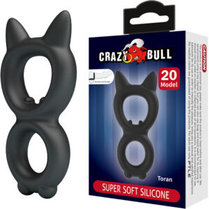 CRAZY BULL – TORAN DOUBLE SILICONE RING MODEL 20 Cock Rings | SEX Shop Ireland