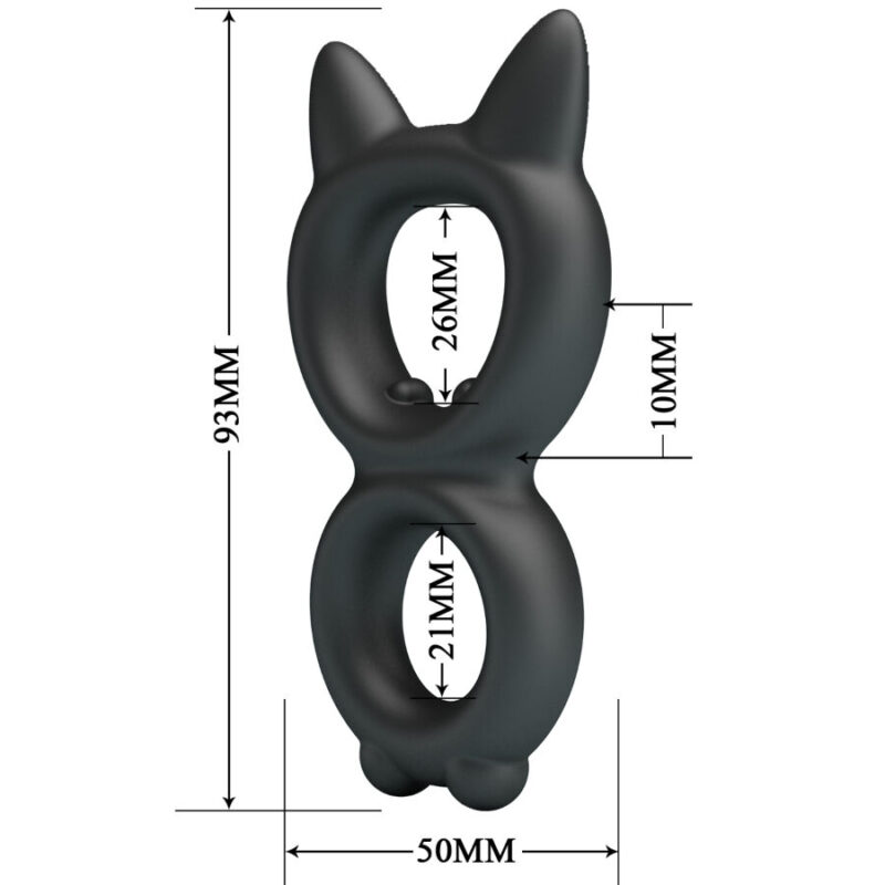 CRAZY BULL – TORAN DOUBLE SILICONE RING MODEL 20 Cock Rings | SEX Shop Ireland 9