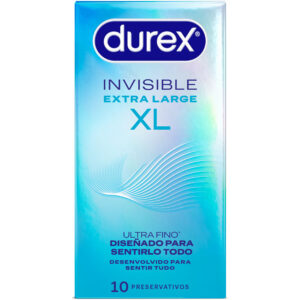 DUREX – INVISIBLE CONDOMS XL 10 UNITS All Condom Box Sizes | SEX Shop Ireland