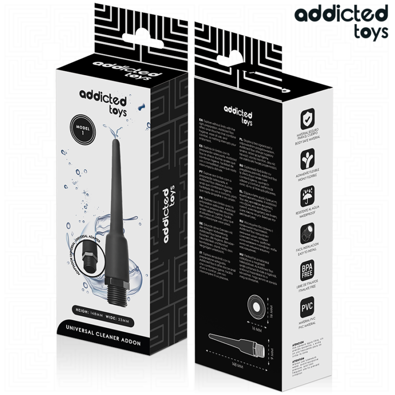 ADDICTED TOYS – ANAL CLEANER WITH UNIVERSAL ADAPTER MODEL 1 Anal Sex Toys | SEX Shop Ireland 10