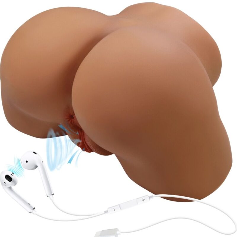 CRAZY BULL – GERIANN REALISTIC FEMALE BUTT VIBRATOR AND SUCKER WITH SOUND 5.5 KG Sex Dolls | SEX Shop Ireland 5