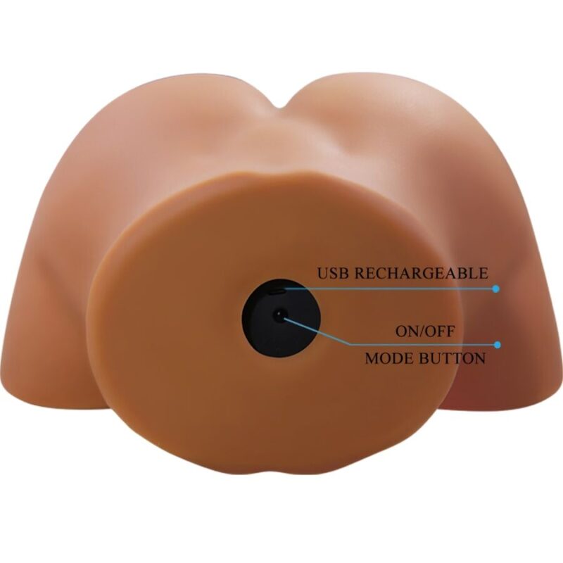 CRAZY BULL – GERIANN REALISTIC FEMALE BUTT VIBRATOR AND SUCKER WITH SOUND 5.5 KG Sex Dolls | SEX Shop Ireland 9