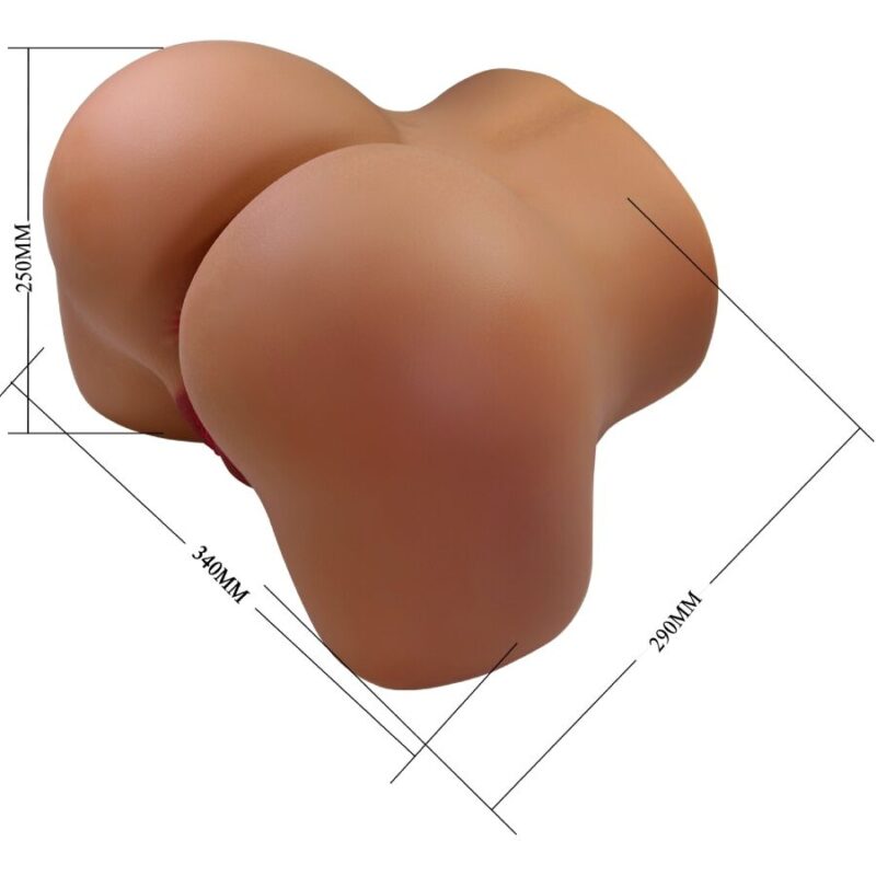 CRAZY BULL – WENDY REALISTIC FEMALE BUTT VIBRATOR AND SUCKER WITH SOUND 11 KG Masturbators for Him | SEX Shop Ireland 11