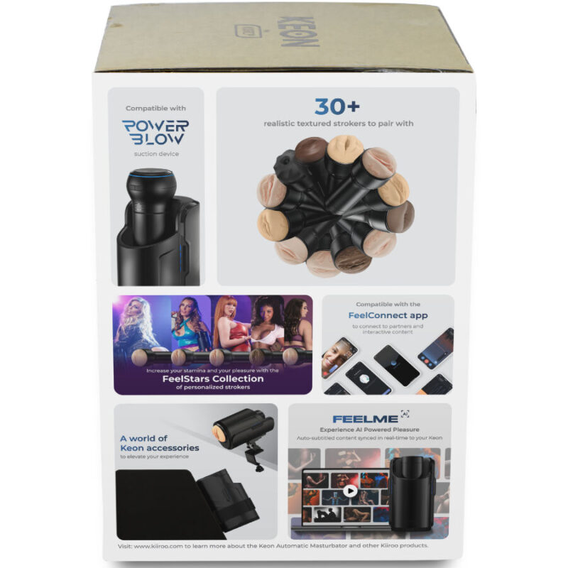 KIIROO – KEON WIFI COMBO AUTOMATIC MASTURBATOR + FEEL STROKER Automatic Masturbators | SEX Shop Ireland 6