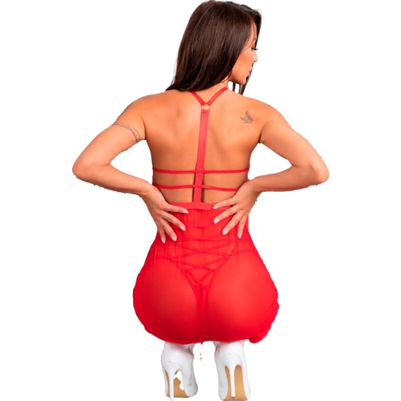 LIVCO CORSETTI FASHION – SANTAS CANDY LC 90722 CHRISTMAS CHEMISE + THONG S/M Bodystocking | SEX Shop Ireland 6