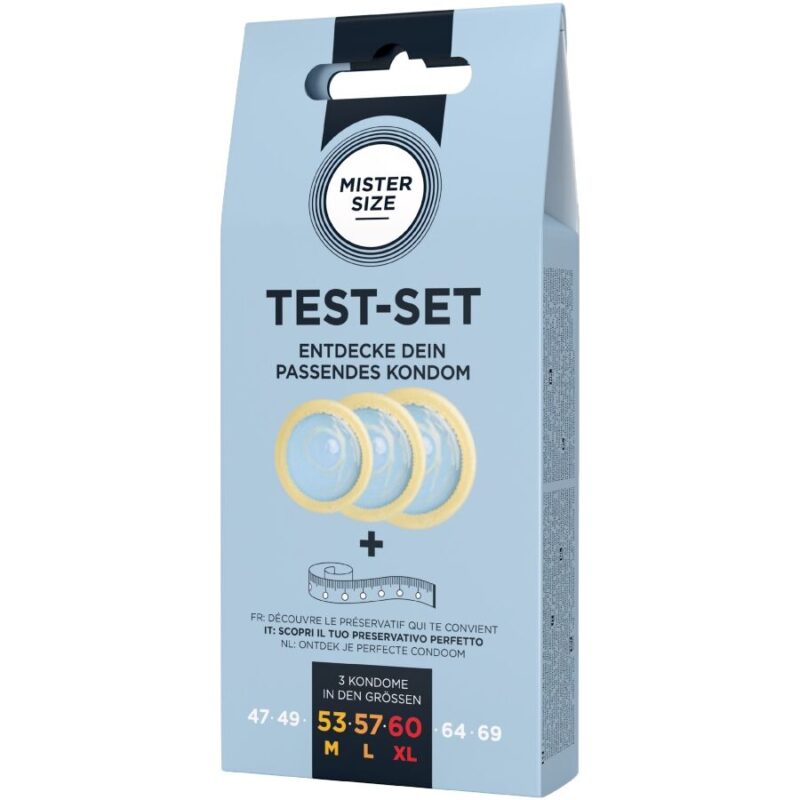 MISTER SIZE – TEST SET 3 DIFFERENT SIZED CONDOMS + MEASURING TAPE All Condom Box Sizes | SEX Shop Ireland 6