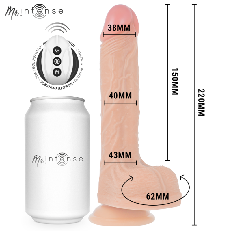 MR INTENSE – BROSNAN REALISTIC PENIS REMOTE CONTROL 22 CM -O- 4 CM Dildos | SEX Shop Ireland 7