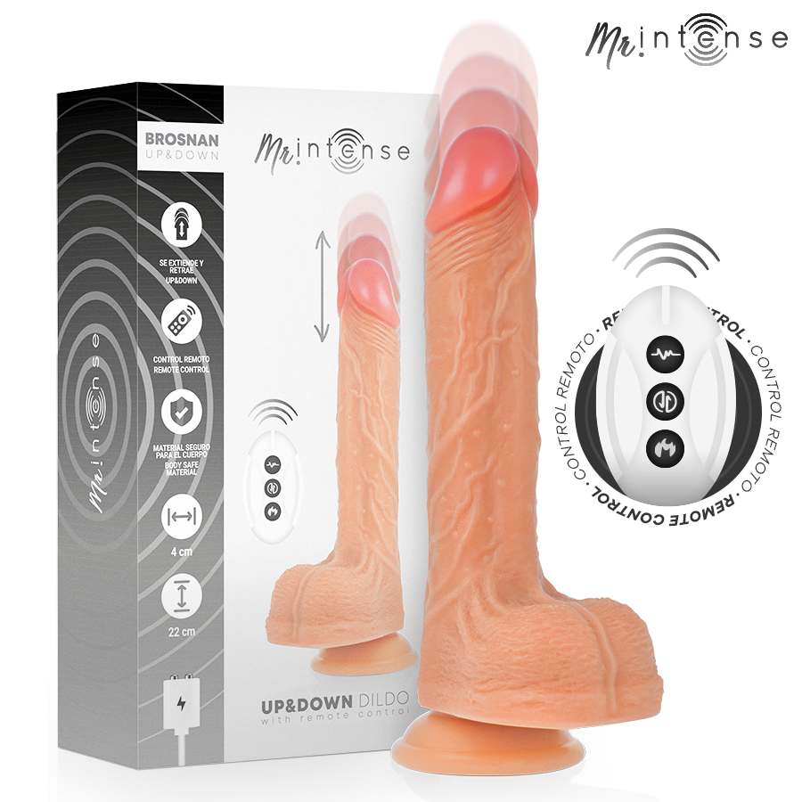 MR INTENSE – BROSNAN REALISTIC PENIS REMOTE CONTROL 22 CM -O- 4 CM Dildos | SEX Shop Ireland 4 MR INTENSE – BROSNAN REALISTIC PENIS REMOTE CONTROL 22 CM -O- 4 CM Dildos | SEX Shop Ireland 4