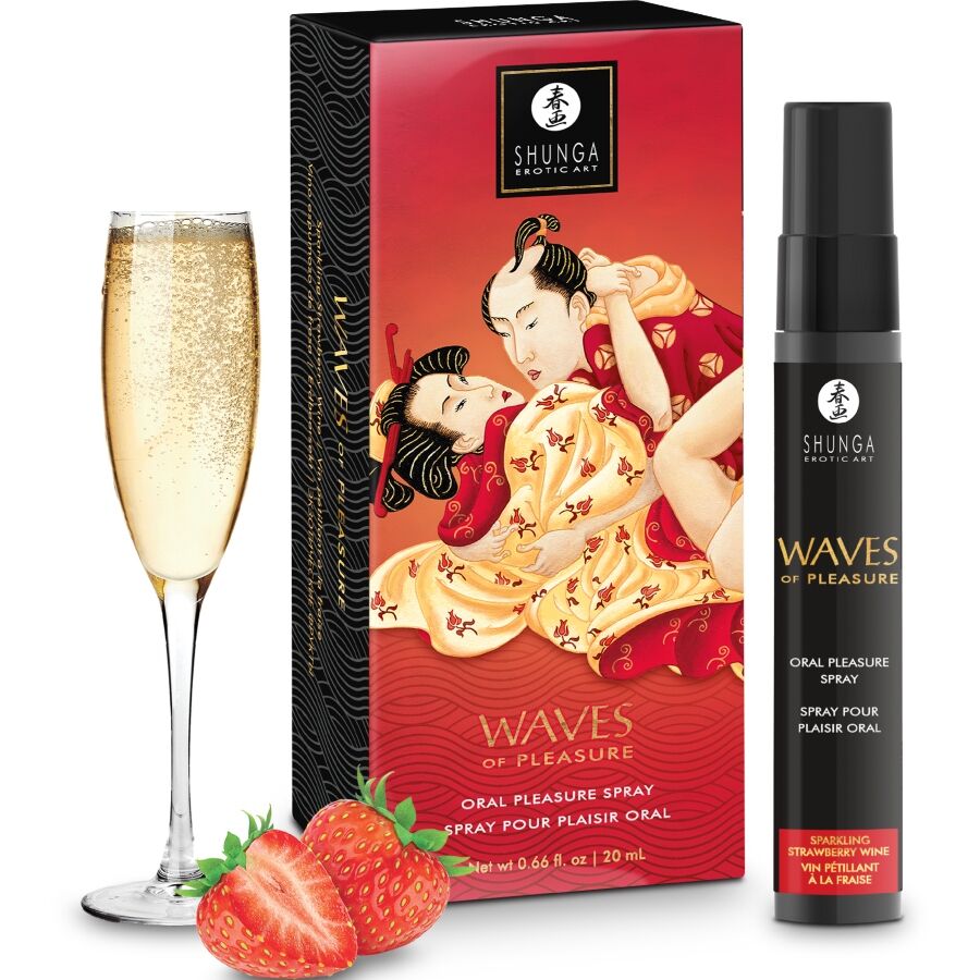 SHUNGA – WAVES PLEASURE SPRAY ORAL SEDUCTIVE STRAWBERRY 20 ML Aphrodisiac Products | SEX Shop Ireland 4 SHUNGA – WAVES PLEASURE SPRAY ORAL SEDUCTIVE STRAWBERRY 20 ML Aphrodisiac Products | SEX Shop Ireland 4