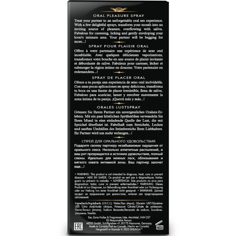 SHUNGA – WAVES PLEASURE SPRAY ORAL SEDUCTIVE WATERMELON 20 ML Aphrodisiac Products | SEX Shop Ireland 7