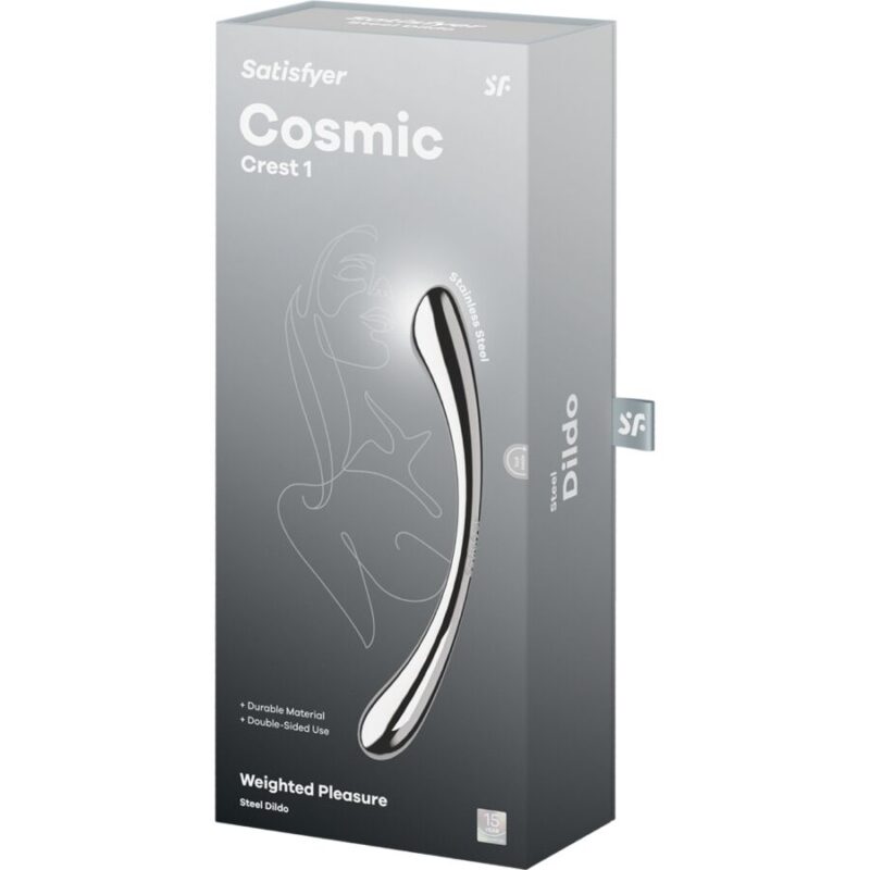 SATISFYER – COSMIC CREST 1 STAINLESS STEEL DOUBLE-ENDED DILDO Anal Dildo | SEX Shop Ireland 8
