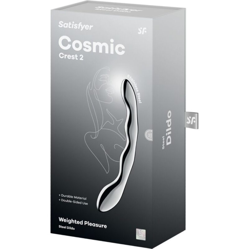 SATISFYER – COSMIC CREST 2 STAINLESS STEEL DOUBLE-ENDED DILDO Anal Dildo | SEX Shop Ireland 8