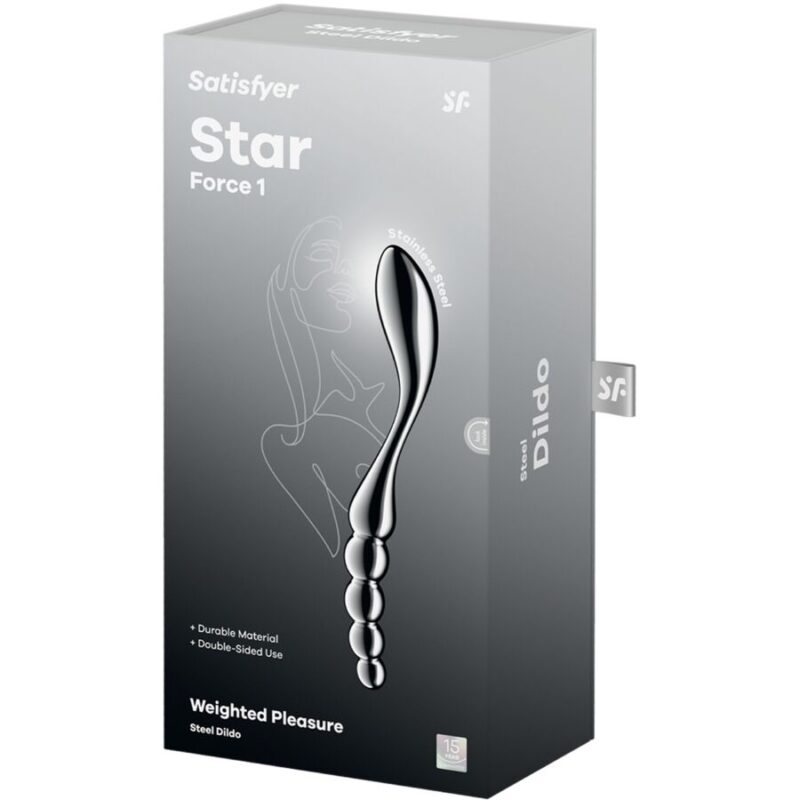 SATISFYER – STAR FORCE 1 STAINLESS STEEL DOUBLE-ENDED DILDO Anal Dildo | SEX Shop Ireland 8