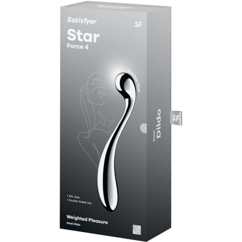 SATISFYER – STAR FORCE 4 STAINLESS STEEL DOUBLE-ENDED DILDO Anal Dildo | SEX Shop Ireland 8
