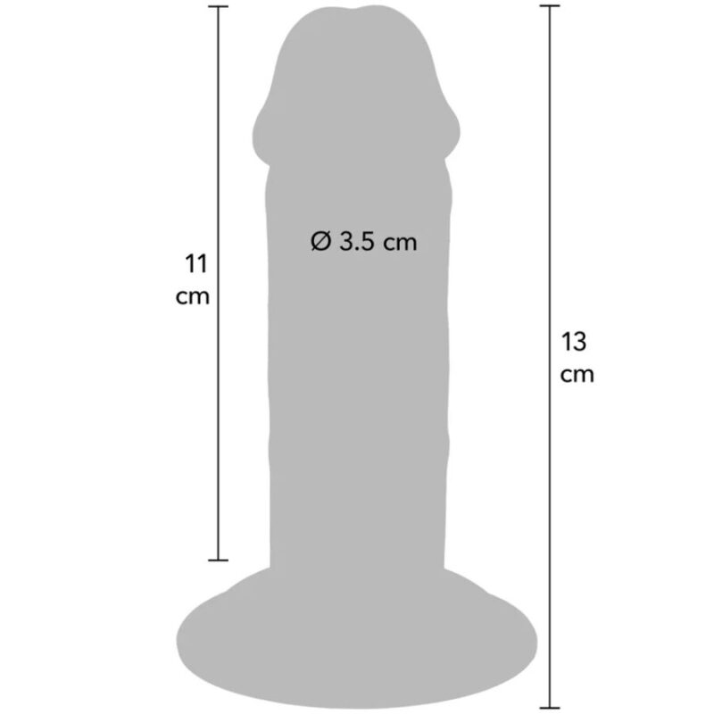 GET REAL – DELUXE THICK DOUBLE-DENSITY TPE DONG 13 CM Dildos | SEX Shop Ireland 7