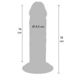 GET REAL – DELUXE THICK DOUBLE-DENSITY TPE DONG 18 CM Dildos | SEX Shop Ireland 12