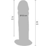 GET REAL – DELUXE THICK DOUBLE-DENSITY TPE DONG 23 CM Dildos | SEX Shop Ireland 12